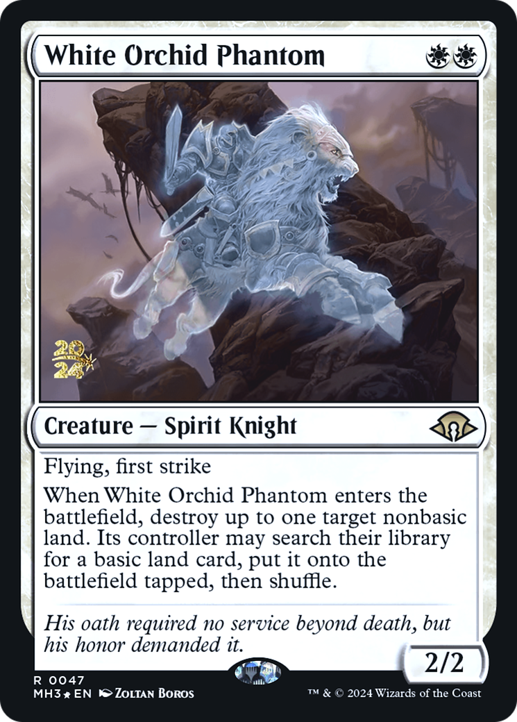 White Orchid Phantom (047) Foil - Modern Horizons 3 Promos
