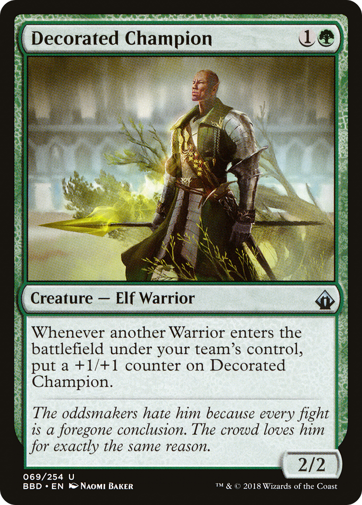 Decorated Champion (069) Foil - Battlebond