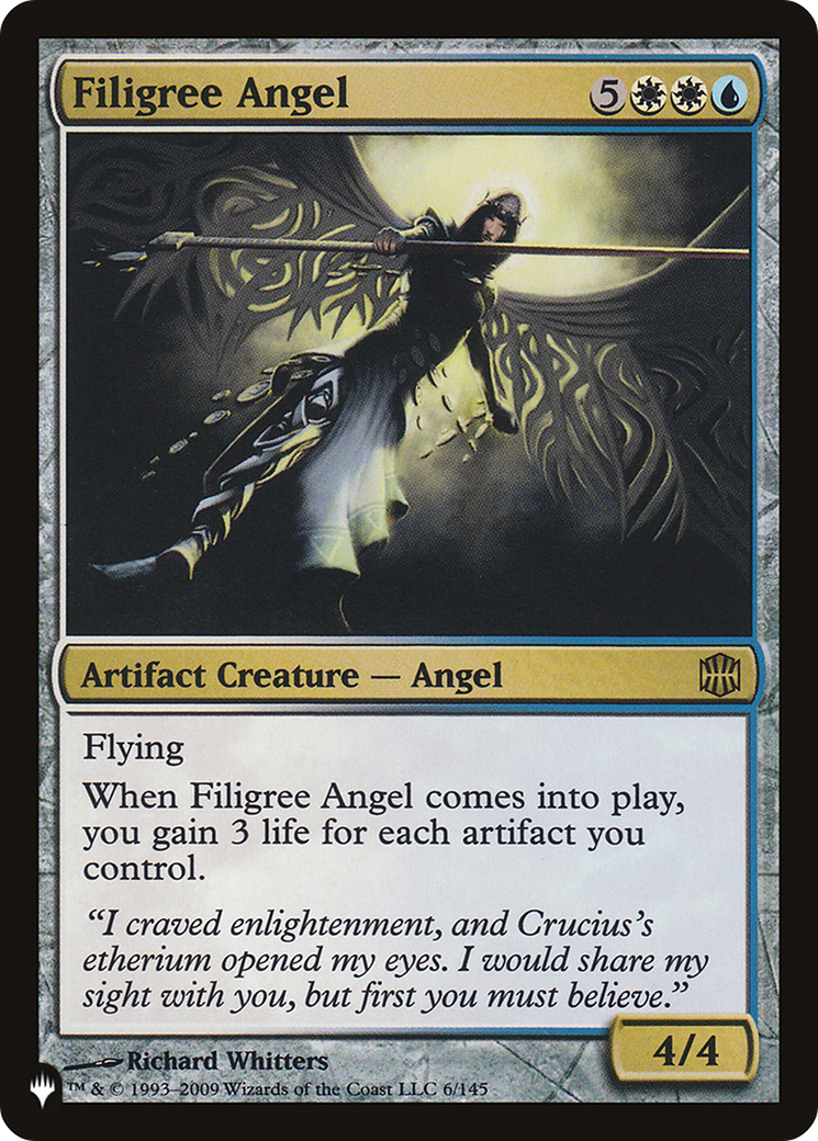 Filigree Angel (ARB-6) - The List