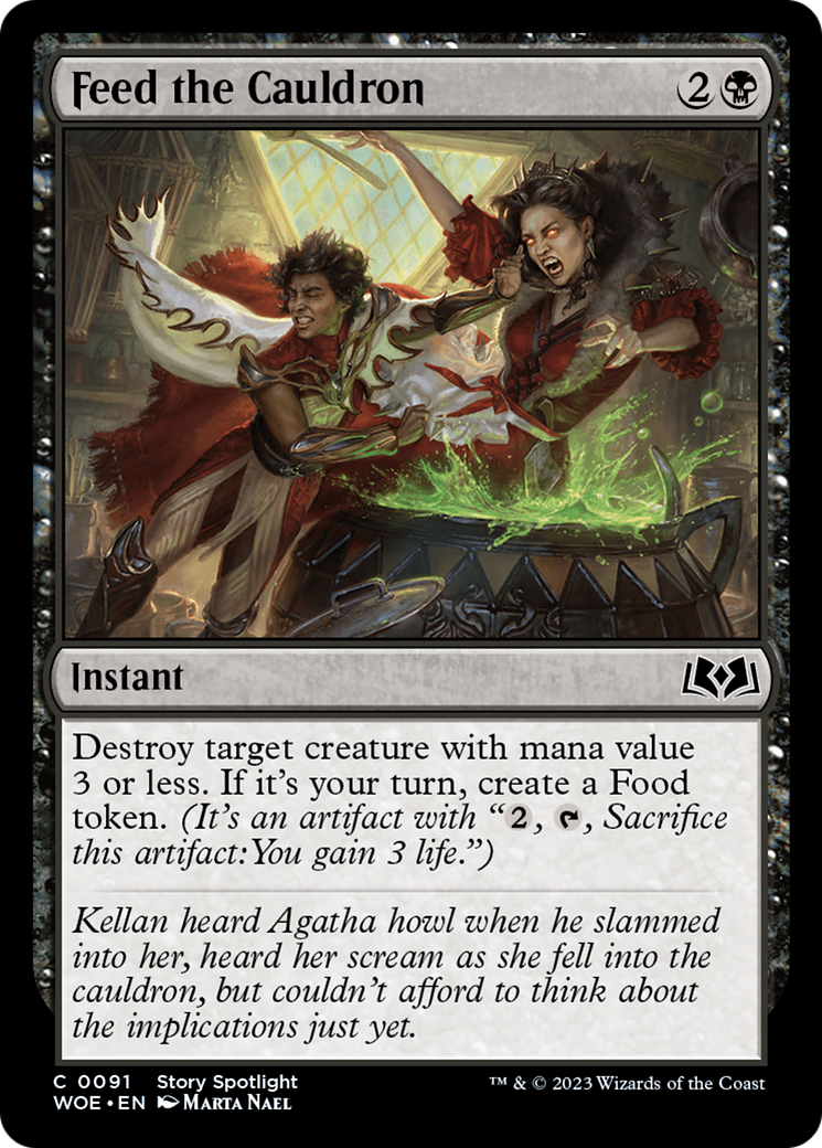 Feed the Cauldron (091) Foil - Wilds of Eldraine