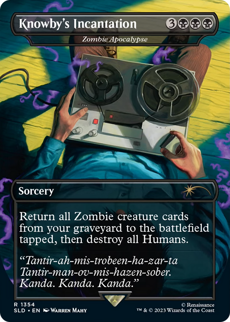 Knowby's Incantation – Zombie Apocalypse (1354) - Secret Lair Drop
