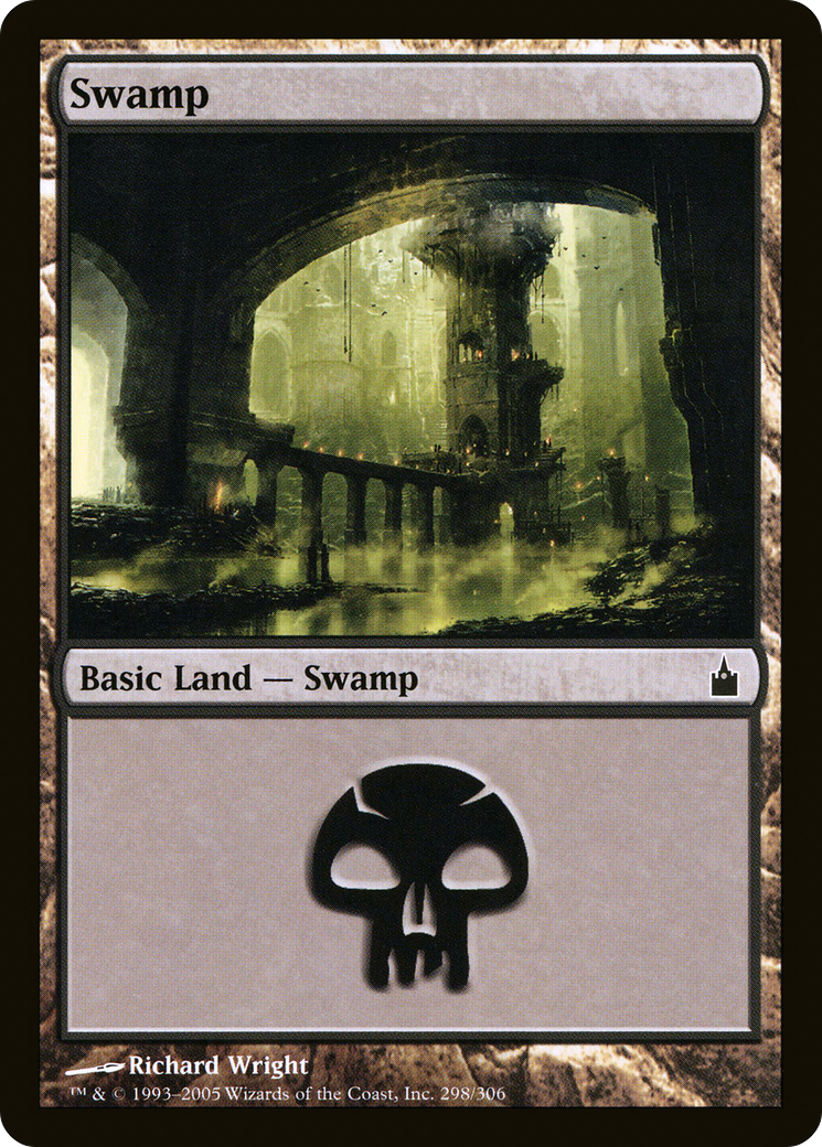 Swamp (298) Foil - Ravnica: City of Guilds