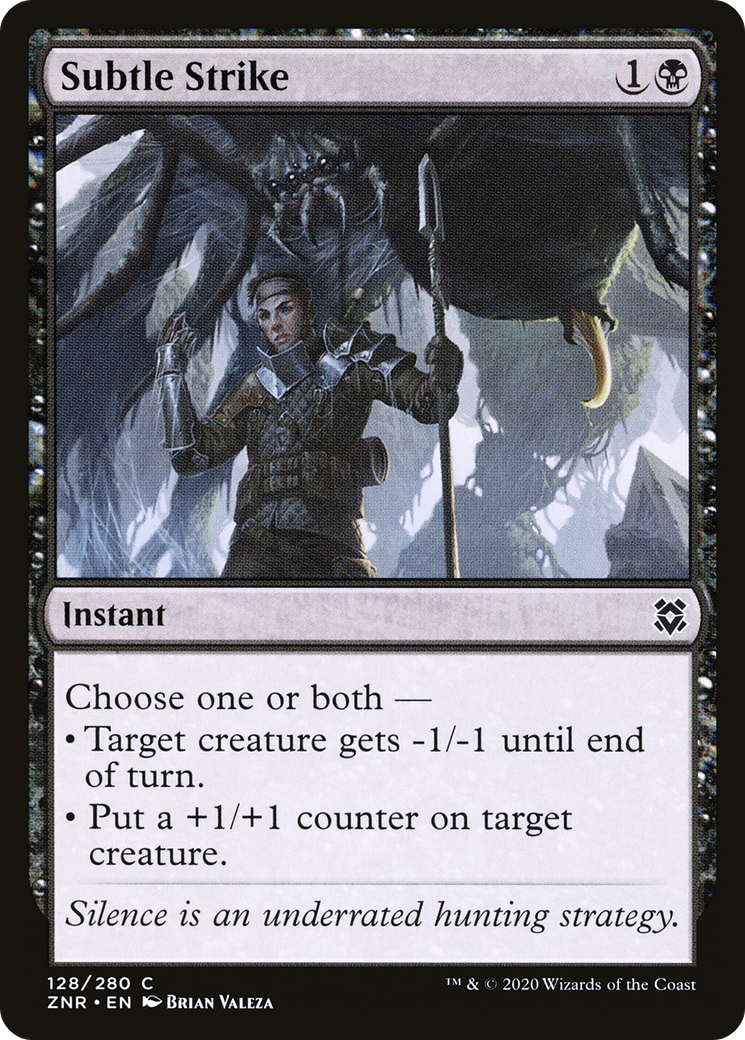 Subtle Strike (128) Foil - Zendikar Rising