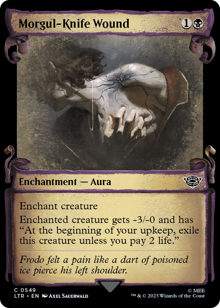 Morgul-Knife Wound (Showcase) (549) Foil - The Lord of the Rings: Tales of Middle-earth