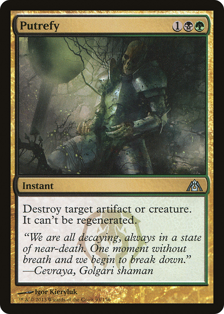 Putrefy (093) Foil - Dragon's Maze