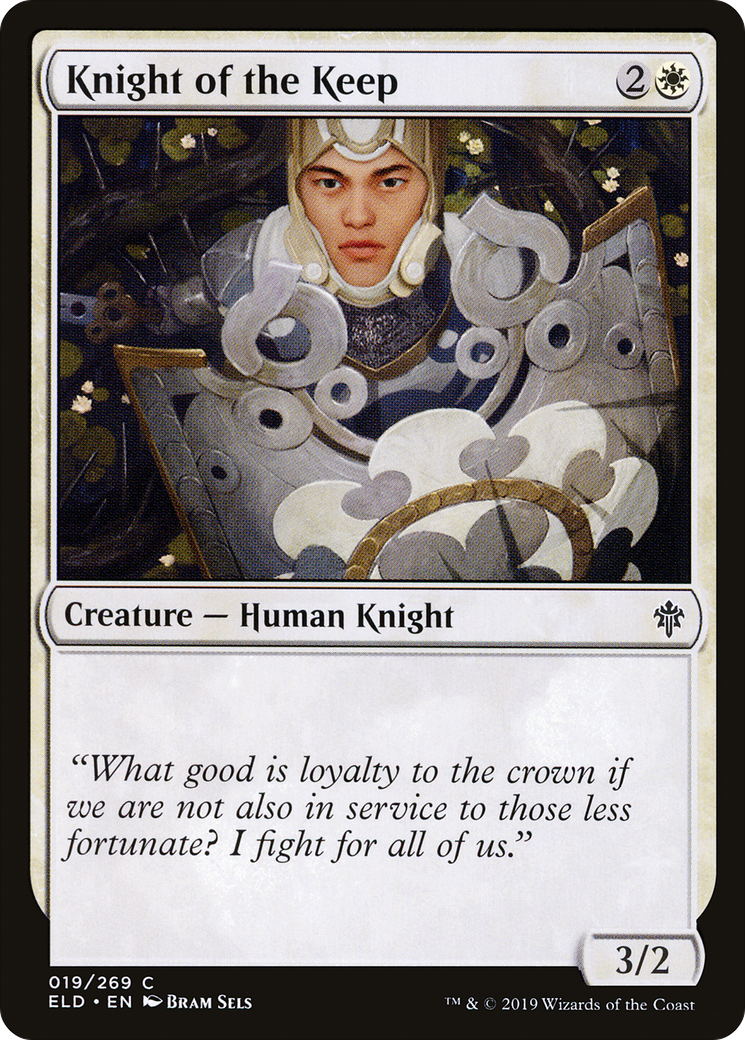 Knight of the Keep (019) Foil - Throne of Eldraine