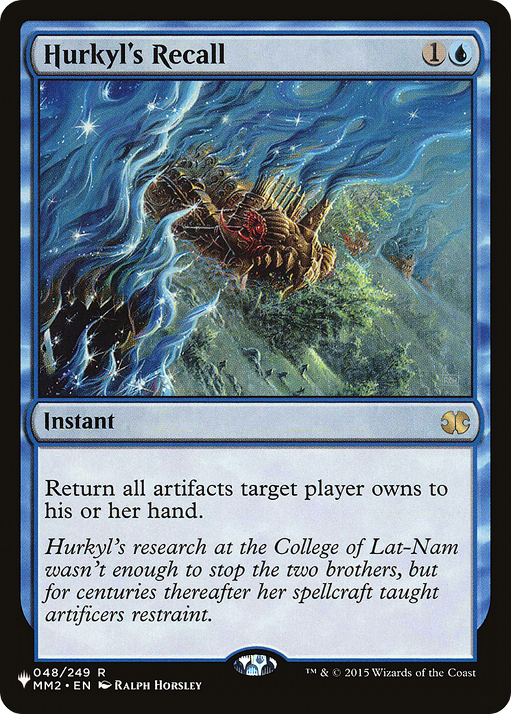 Hurkyl's Recall (MM2-48) - The List