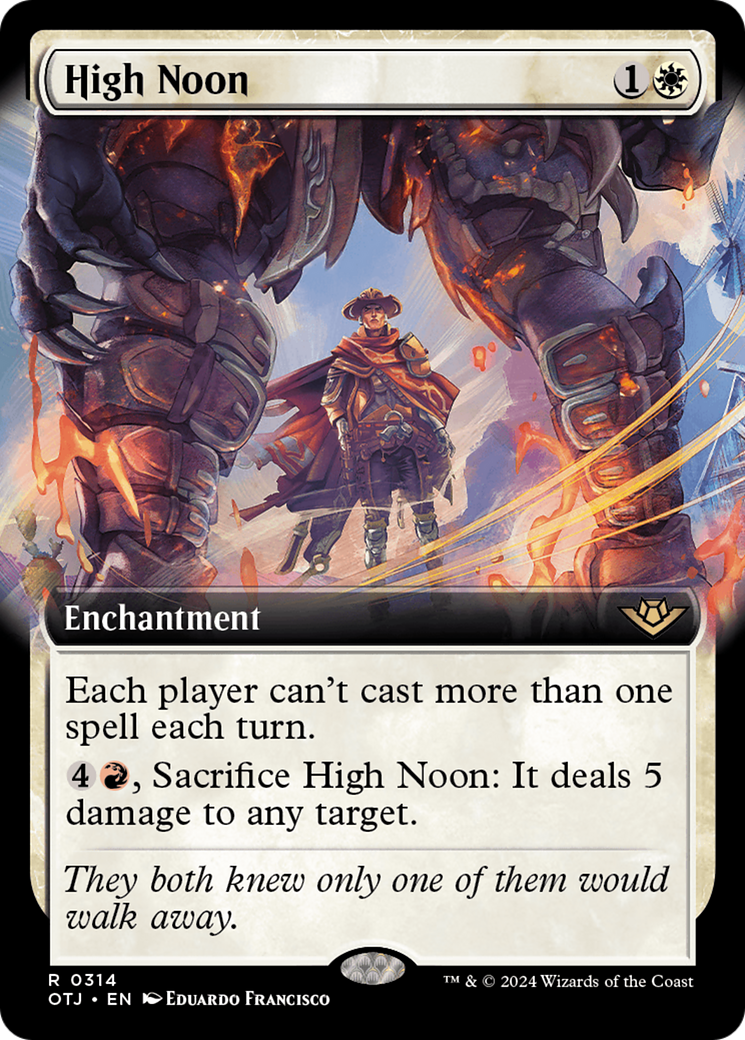 High Noon (Extended Art) (314) Foil - Outlaws of Thunder Junction