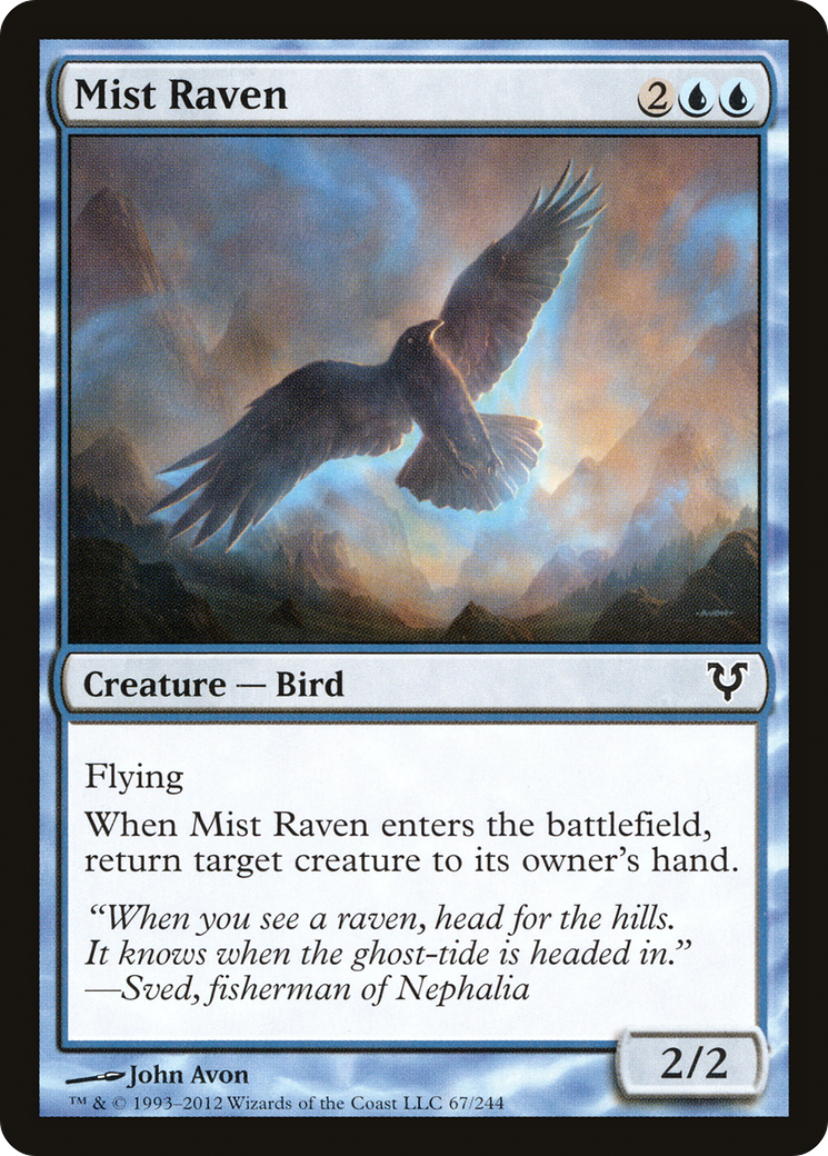 Mist Raven (067) - Avacyn Restored