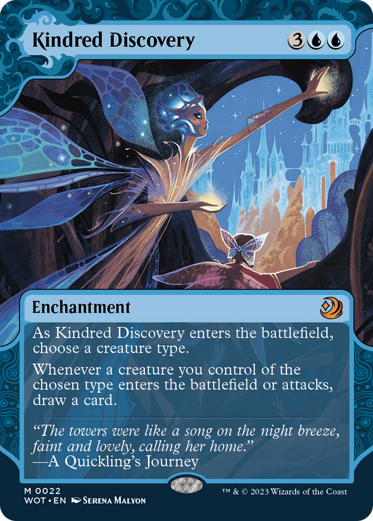 Kindred Discovery (Showcase) (022) Foil - Wilds of Eldraine: Enchanting Tales