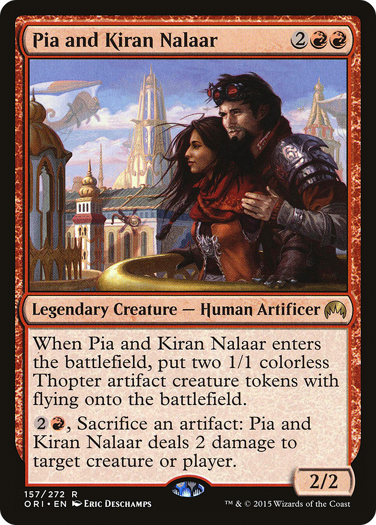 Pia and Kiran Nalaar (157) Foil - Magic Origins