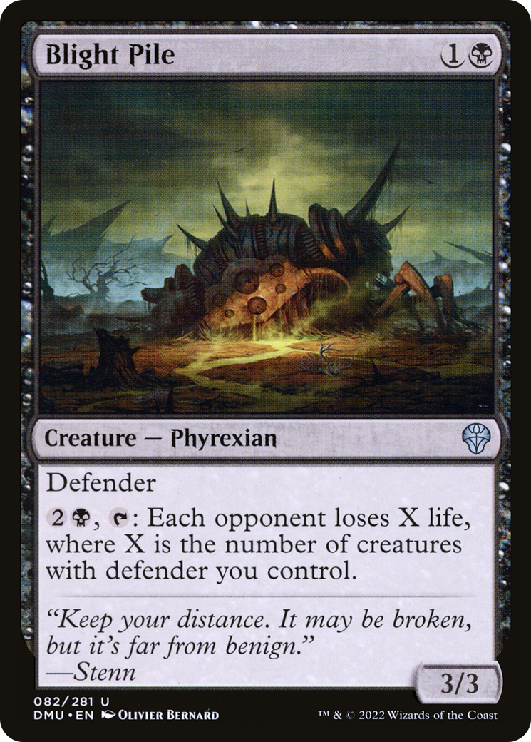 Blight Pile (082) Foil - Dominaria United