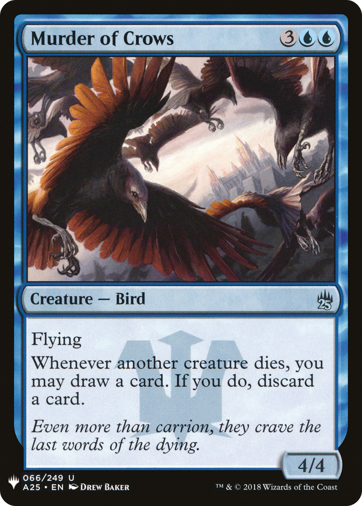 Murder of Crows (A25-66) - The List