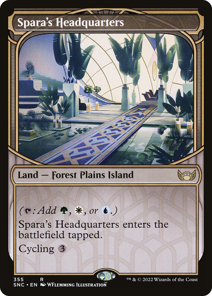 Spara's Headquarters (Showcase) (355) Foil - Streets of New Capenna