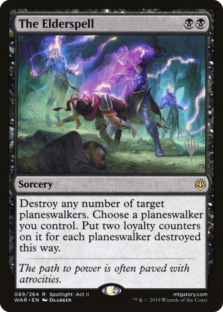 The Elderspell (089) Foil - War of the Spark Promos