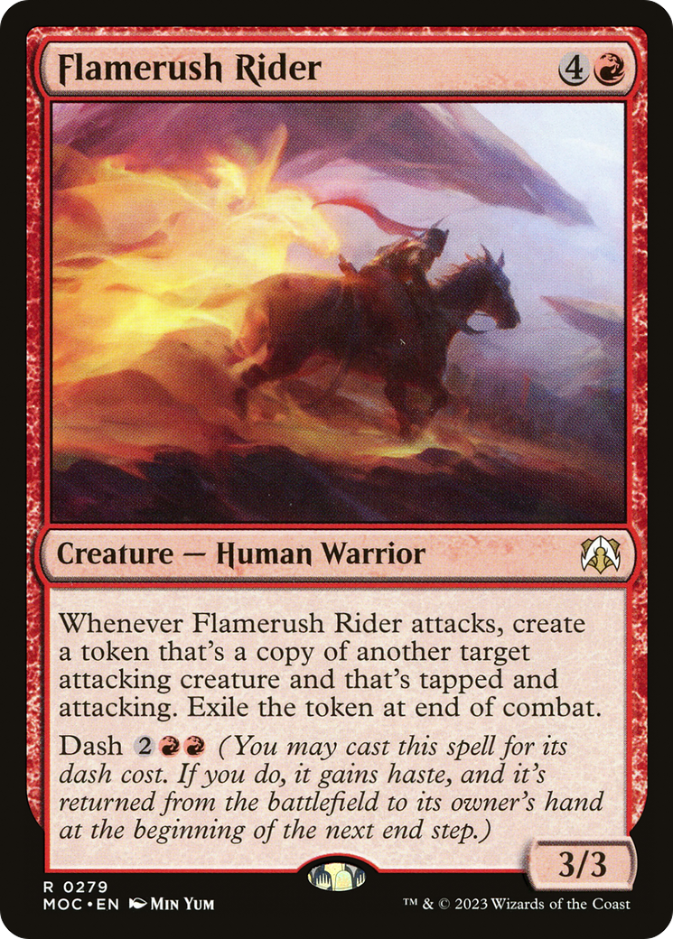 Flamerush Rider (279) - March of the Machine Commander