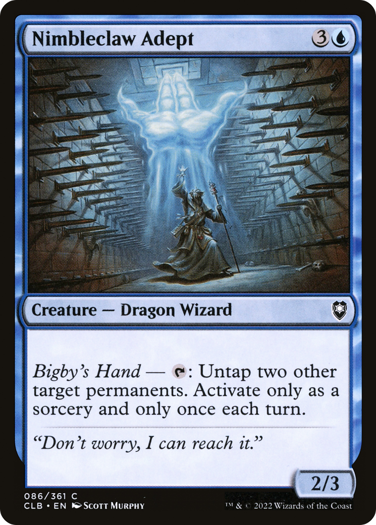 Nimbleclaw Adept (086) Foil - Commander Legends: Battle for Baldur's Gate