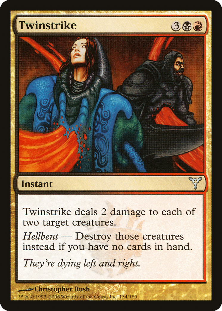 Twinstrike (134) Foil - Dissension