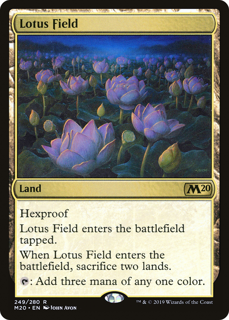 Lotus Field (249) Foil - Core Set 2020