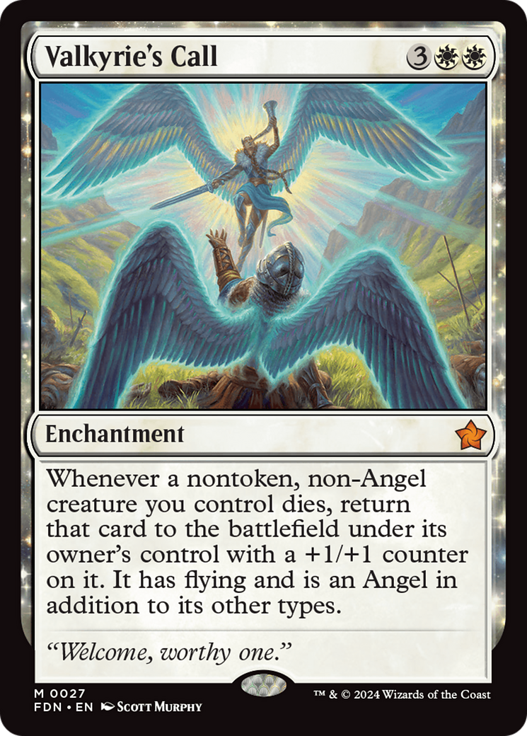Valkyrie's Call (027) Foil - Foundations