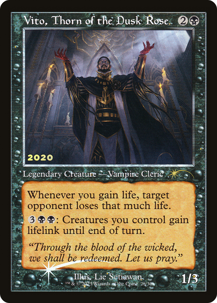 Vito, Thorn of the Dusk Rose (Retro) (028) Foil - 30th Anniversary Play Promos