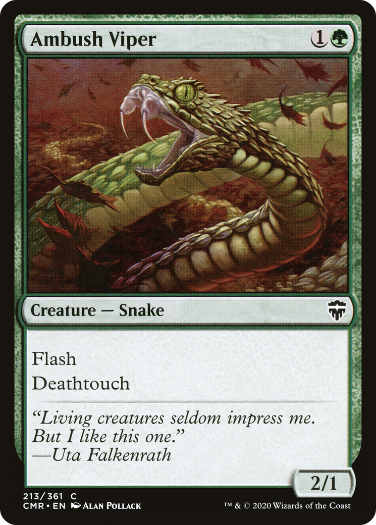 Ambush Viper (213) Foil - Commander Legends