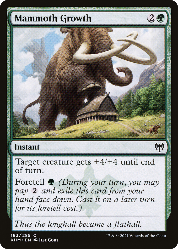 Mammoth Growth (183) Foil - Kaldheim