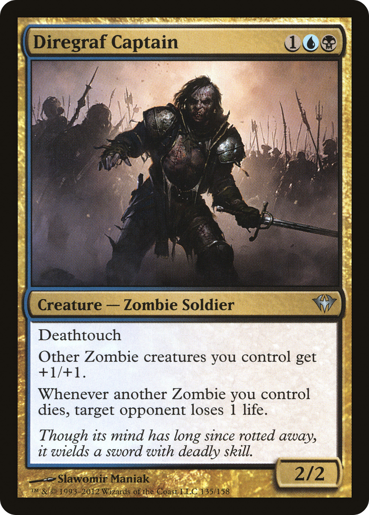 Diregraf Captain (135) Foil - Dark Ascension