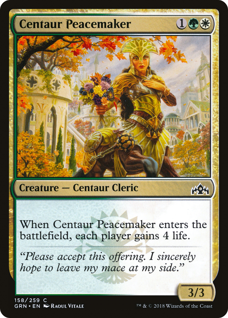 Centaur Peacemaker (158) Foil - Guilds of Ravnica