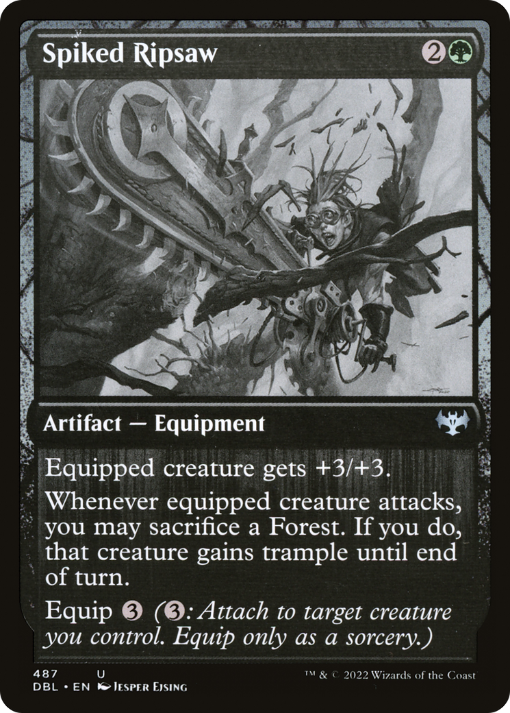 Spiked Ripsaw (487) Foil - Innistrad: Double Feature