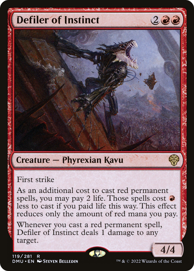 Defiler of Instinct (119) Foil - Dominaria United