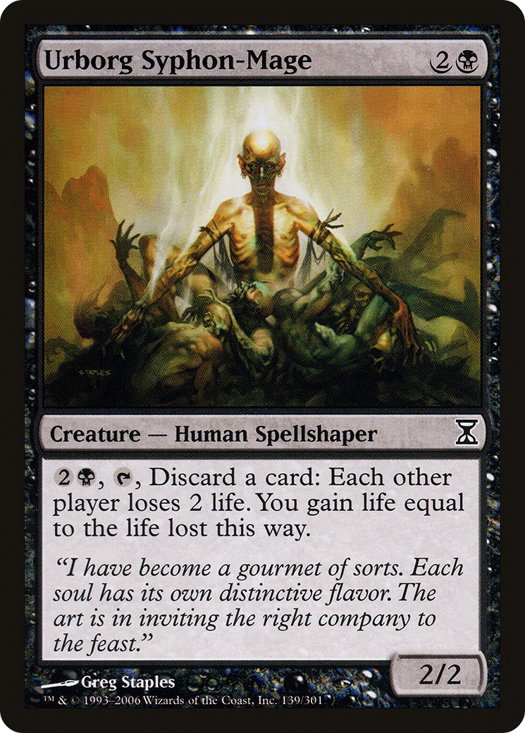 Urborg Syphon-Mage (139) Foil - Time Spiral