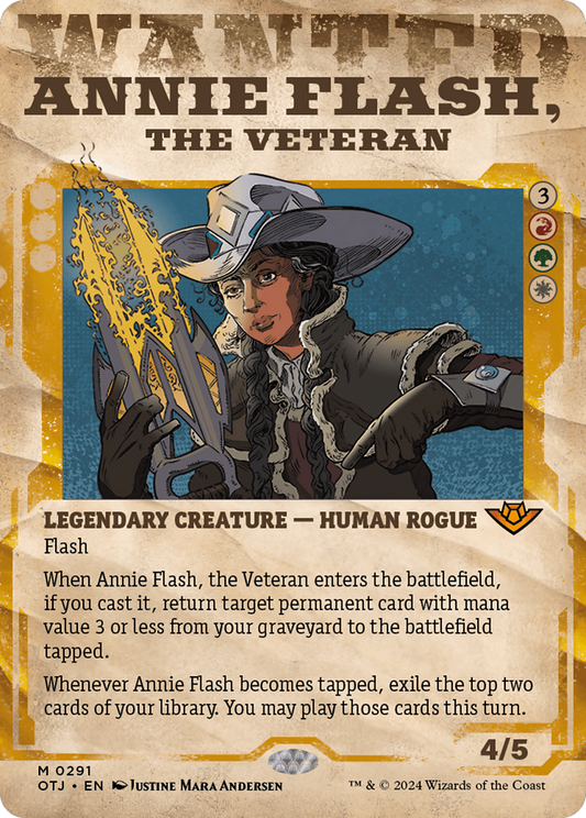 Annie Flash, the Veteran: (Showcase)(Borderless) (291)
