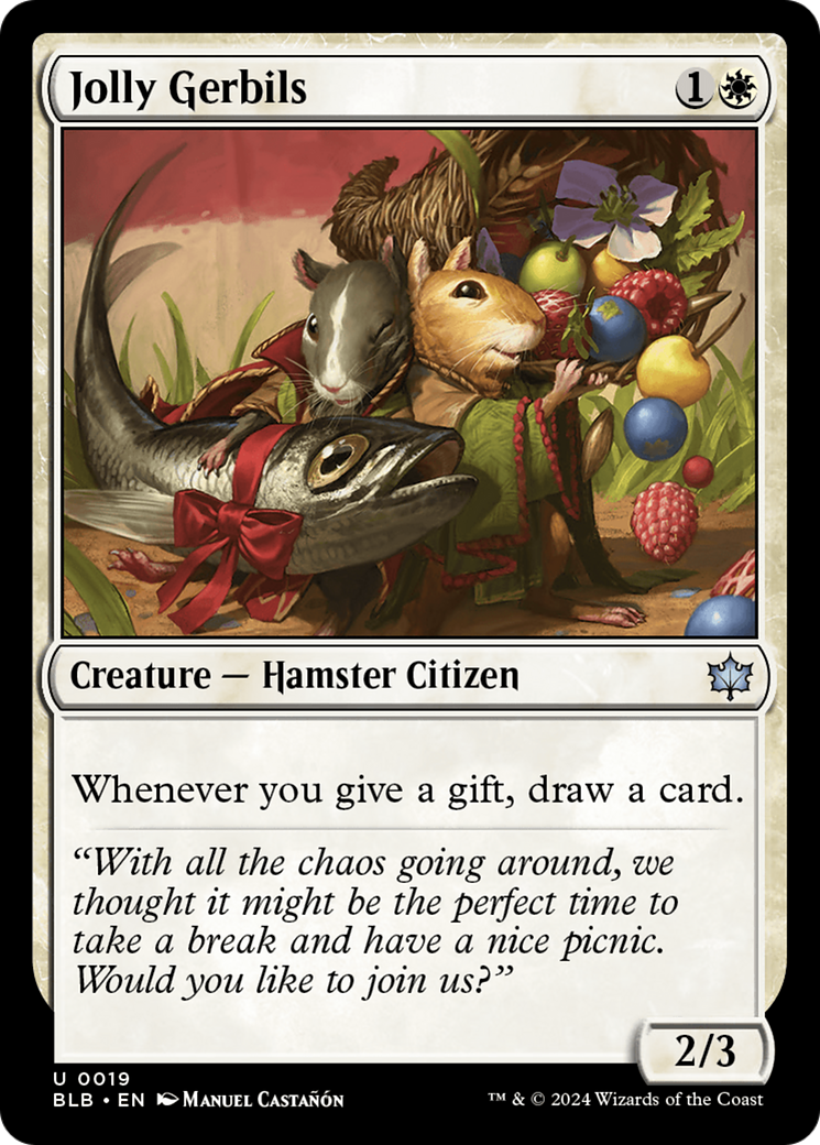 Jolly Gerbils (019) Foil - Bloomburrow