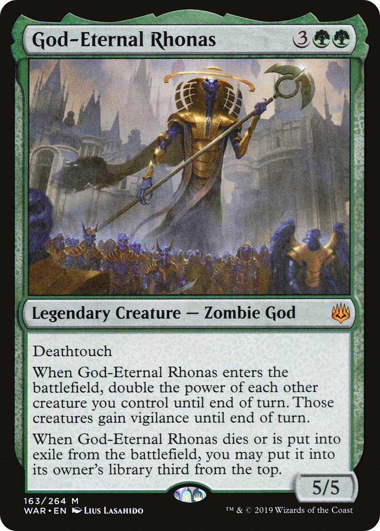 God-Eternal Rhonas (163) Foil - War of the Spark