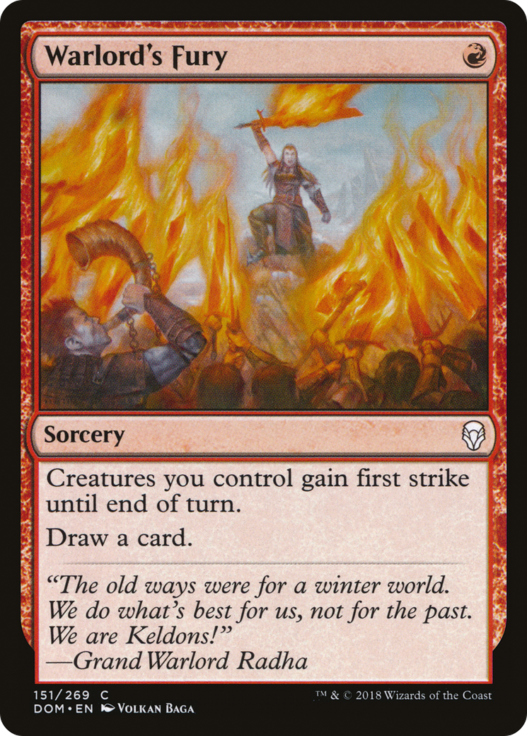 Warlord's Fury (151) Foil - Dominaria