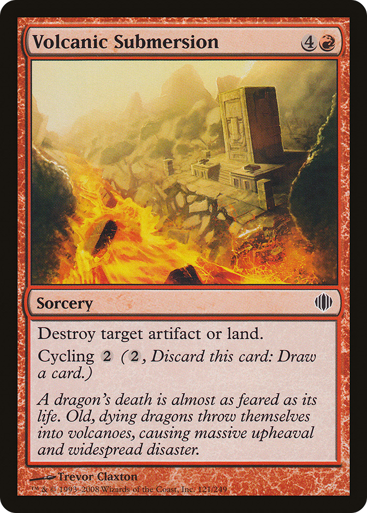 Volcanic Submersion (121) Foil - Shards of Alara