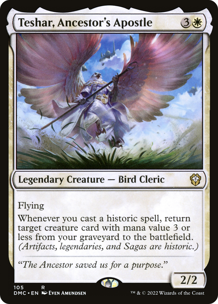 Teshar, Ancestor's Apostle (105) - Dominaria United Commander