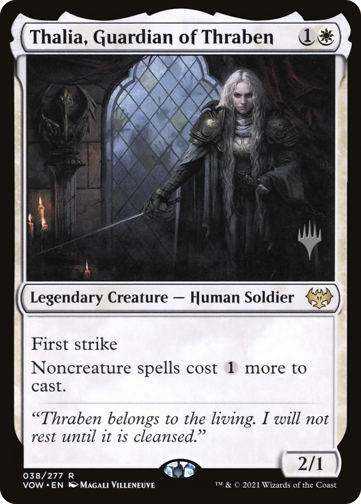Thalia, Guardian of Thraben (038) - Innistrad: Crimson Vow Promos