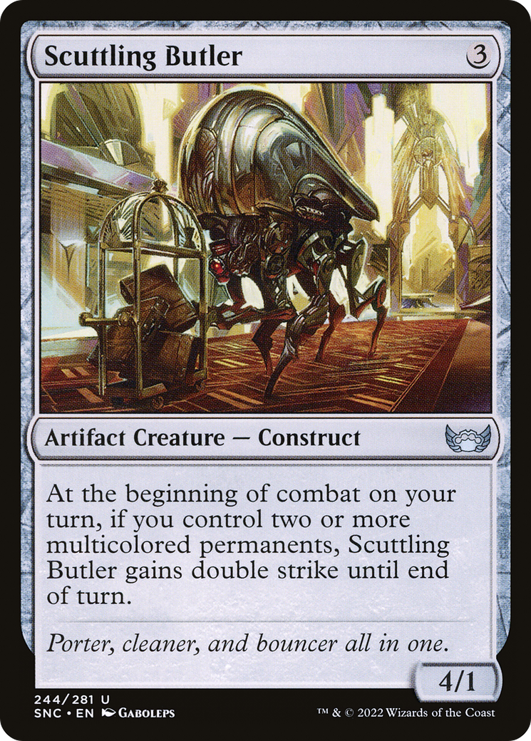 Scuttling Butler (244) Foil - Streets of New Capenna