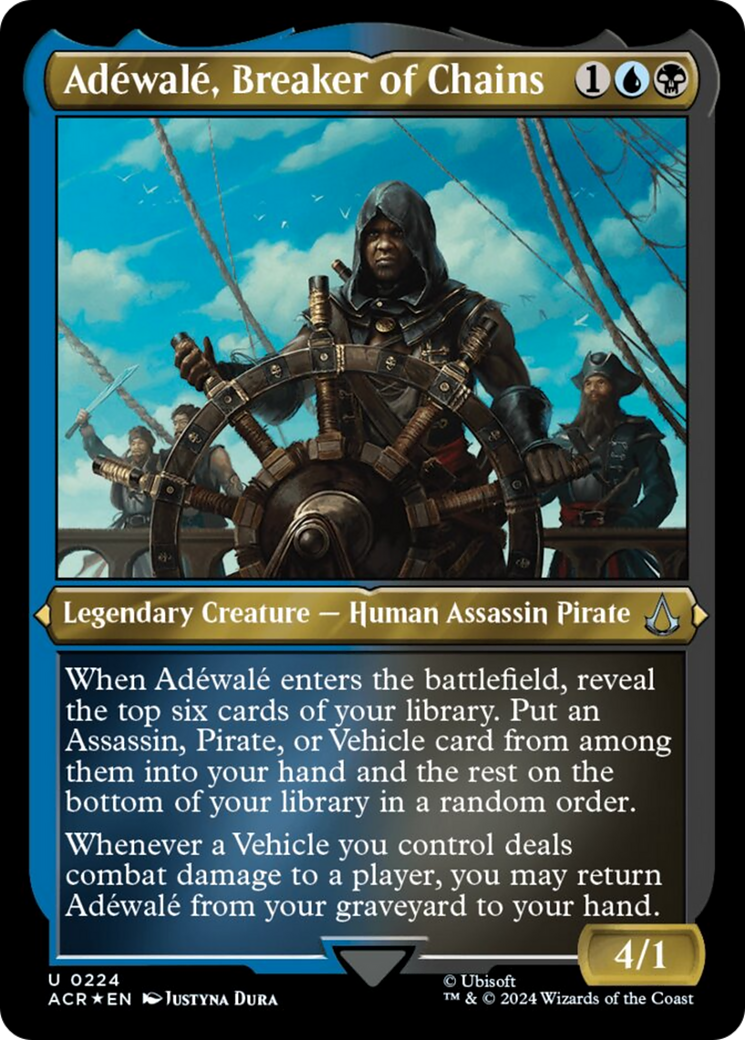 Adéwalé, Breaker of Chains (224) Etched - Assassin's Creed