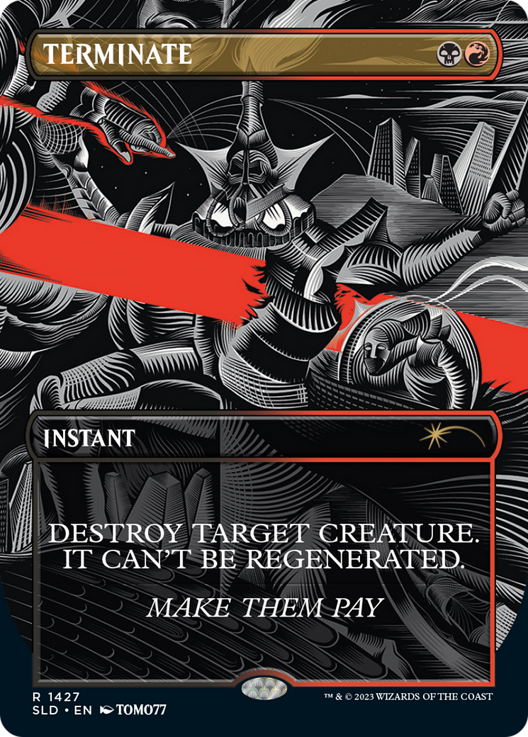 Terminate (1427) - Secret Lair Drop