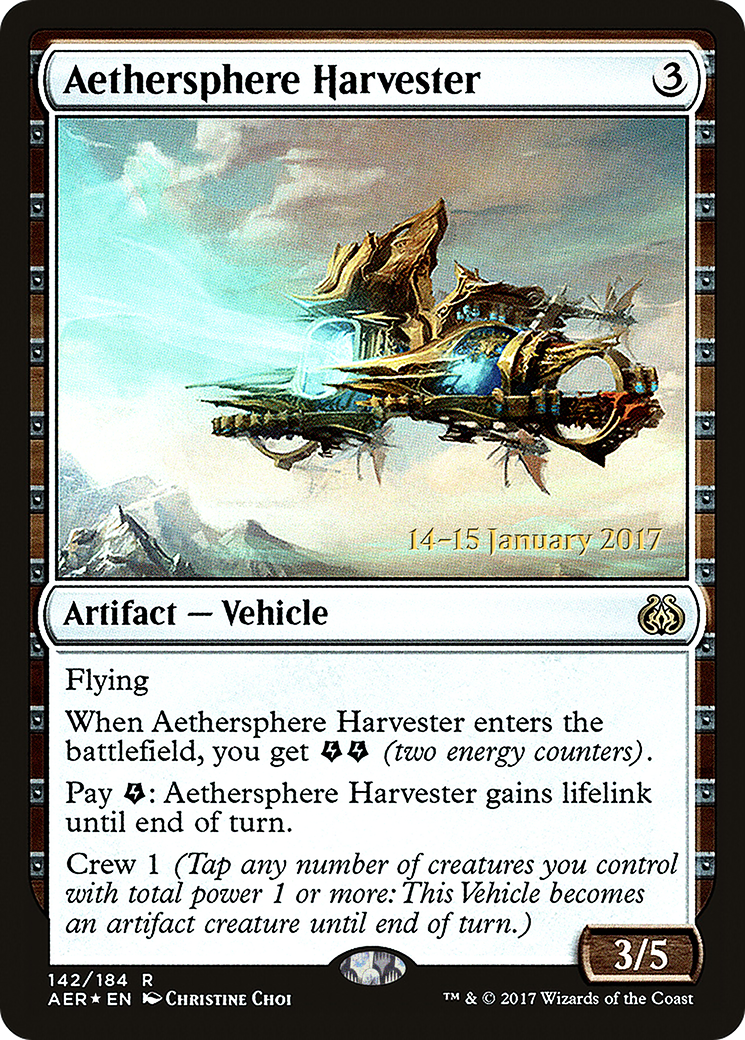 Aethersphere Harvester (142s) Foil - Aether Revolt Promos