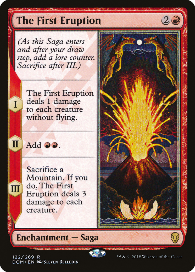The First Eruption (122) - Dominaria