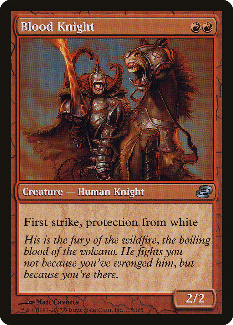 Blood Knight (115) Foil - Planar Chaos