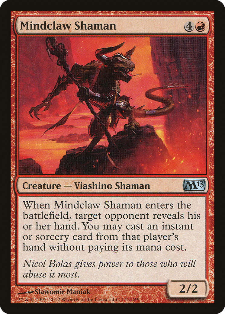 Mindclaw Shaman (142) Foil - Magic 2013