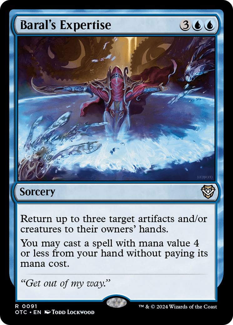 Baral's Expertise (091) - Outlaws of Thunder Junction Commander