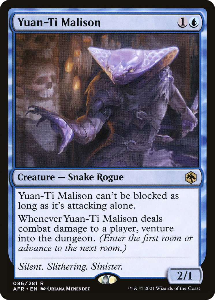 Yuan-Ti Malison (086) Foil - Adventures in the Forgotten Realms