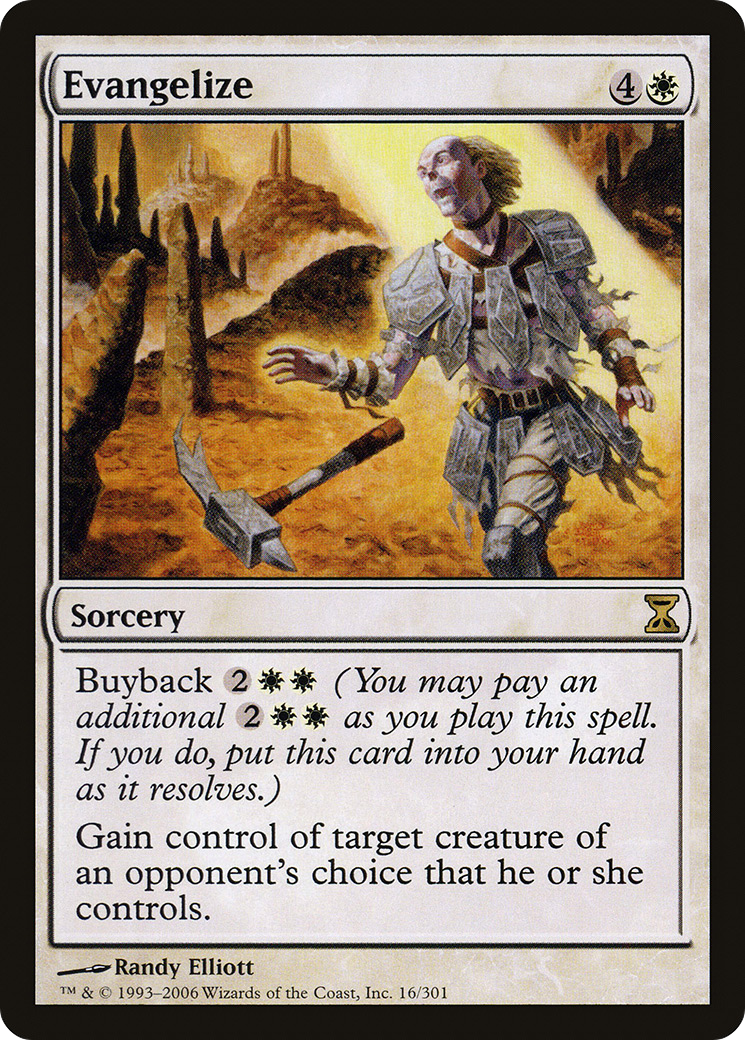 Evangelize (016) Foil - Time Spiral