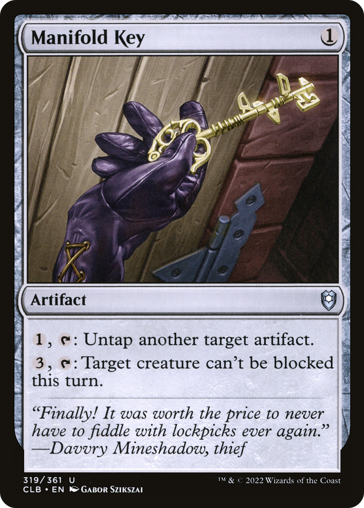 Manifold Key (319) Foil - Commander Legends: Battle for Baldur's Gate